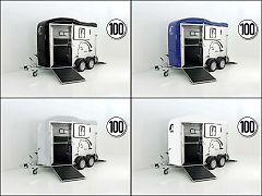 Cheval Liberte Pferdeanhänger Touring Country|Sattelkammer|Fronta