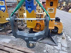 Liebherr - Kreuz-Gelenk Greifergabel Liebherr - Bagger-Aufnahme: 80-482/570mm lichte Weite - Greiferaufnahme unten 80 mm - Bagger 24t-24t